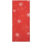 Red Snowflake Tissue