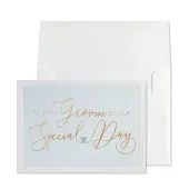 To My Groom Special Day Wedding Card