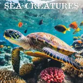 Sea Creatures 2026 Wall Calendar