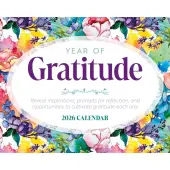 Year of Gratitude 2026 Desk Calendar