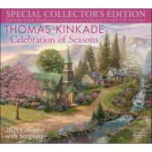 Kinkade Collectors Edition with Scripture 2025 Wall Calendar