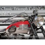 Classic Triumph 2025 Wall Calendar