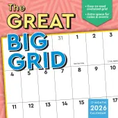 The Great Big Grid 2026 Wall Calendar