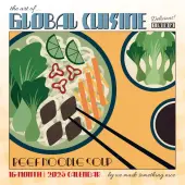 Art Of Global Cuisine 2025 Wall Calendar