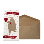 Bear with Heart Valentine's Day Card
