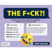 The F*ck?! 2025 Desk Calendar