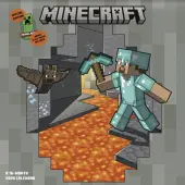 Minecraft Exclusive with Decal 2026 Wall Calendar