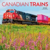 Trains Canadian 2026 Wall Calendar