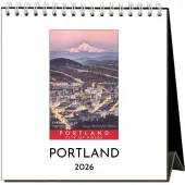 Portland Nostalgic 2026 Easel Desk Calendar
