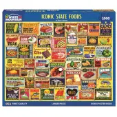 Iconic State Foods 1000 Piece Puzzle