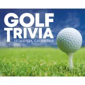 Golf Trivia 2026 Desk Calendar