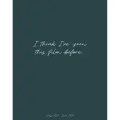 Seen Film Academic 2026 Monthly Planner