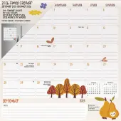 Family Design 2026 Magnetic Desk Calendar