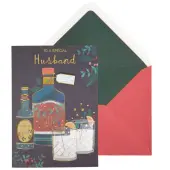 Two Holiday Cocktails Christmas Card