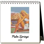Palm Springs Nostalgic 2026 Easel Desk Calendar