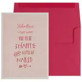 Little Bit Naked Valentine's Day Card