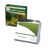 Golf Courses 2026 Desk Calendar