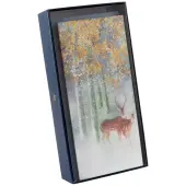Two Deer in Forest 8 Count Boxed Christmas Cards