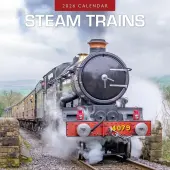 Steam Trains 2026 Wall Calendar
