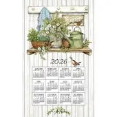 Fresh Herbs 2026 Calendar Towel