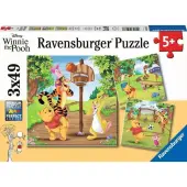 Pooh Sports Day 3x49 Piece Puzzle