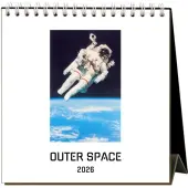 Outer Space 2026 Easel Desk Calendar