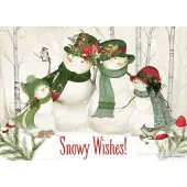 Woodland Snowman Pop-Up Christmas Cards