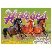 Horses 2025 Wall Calendar