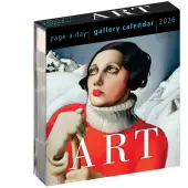 Art Gallery 2026 Desk Calendar