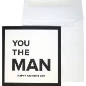 Father's Day Card 'You The Man'