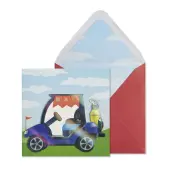 Golf Cart Father's Day Greeting Card
