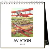 Aviation 2026 Easel Desk Calendar