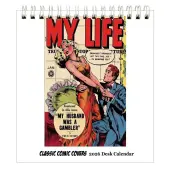 Classic Comic 2026 Easel Desk Calendar