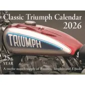 Triumph Classic 2026 Wall Calendar