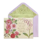 Flowers and Quote Birthday Card