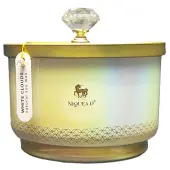 White Clouds 16oz Footed Dish Candle