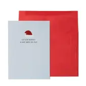 Lets Be Naughty Christmas Card