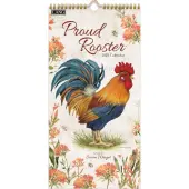 Proud Rooster 2025 Vertical Wall Calendar by Susan Winget