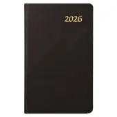 Black Weekly 2026 Pocket Planner