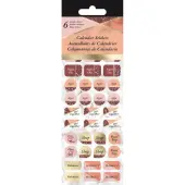 Marble Calendar Sticker Set