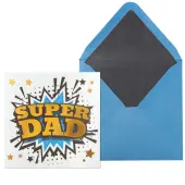 Super Dad Lettering Father's Day Card