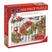 Christmas Fence 500 Piece Puzzle