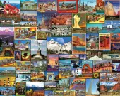 Best Places in America 1000 Piece Puzzle