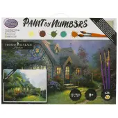 Kinkade Lamplight Paint by Number Kit