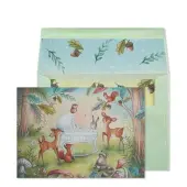 Cherished Moments Woodland Creatures New Baby Greeting Card