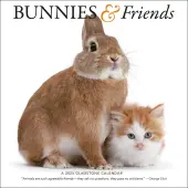 Bunnies and Friends 2025 Wall Calendar