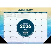 Beach 17x12 2026 Small Desk Pad