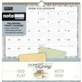 Farm Fresh 2026 Note Nook 2026 Wall Calendar