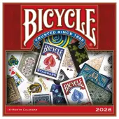 Bicycle Cards Art 2026 Wall Calendar