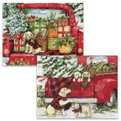 Puppies and Presents by Susan Winget Assorted Christmas Cards